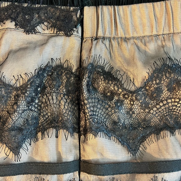 NWT Vineet Bahl by Anthropologie Chic Black Lace Fringe Pencil Skirt - Picture 7 of 7